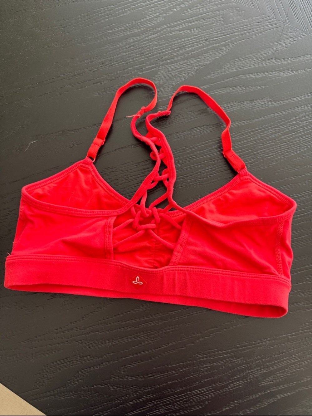 Prana size S coral sports bra